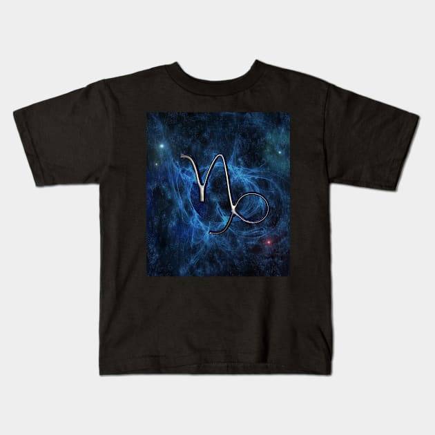 Capricorn Kids T-Shirt by Packrat